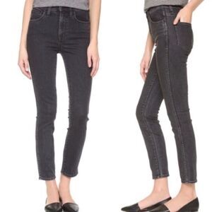 Madewell‎ Skinny Skinny Distressed Black Jean Sz 27
